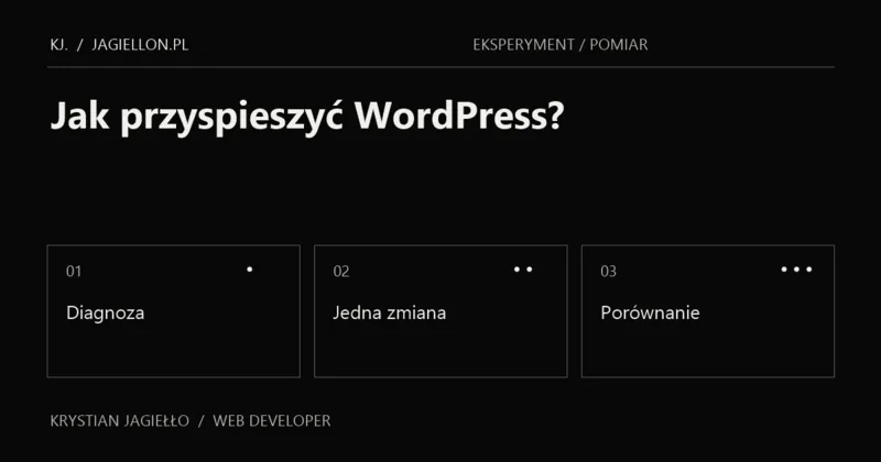 Ilustracja tematu: Jak przyspieszyć stronę WordPress?